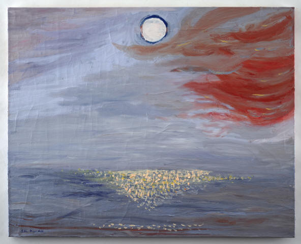 Su Kwak - Stillness of Waters, 2021, acrylic on canvas, 24 x 30 inches
