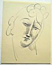 Head of a Woman with Curls, ca.1916